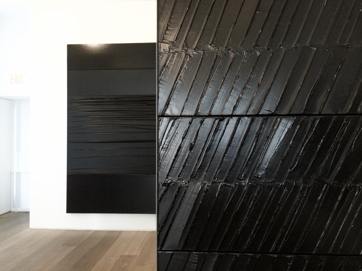 Pierre Soulages at Galerie Perrotin