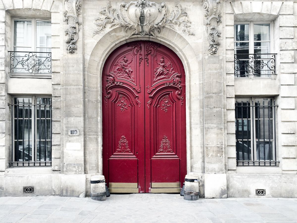 Red Door in Paris