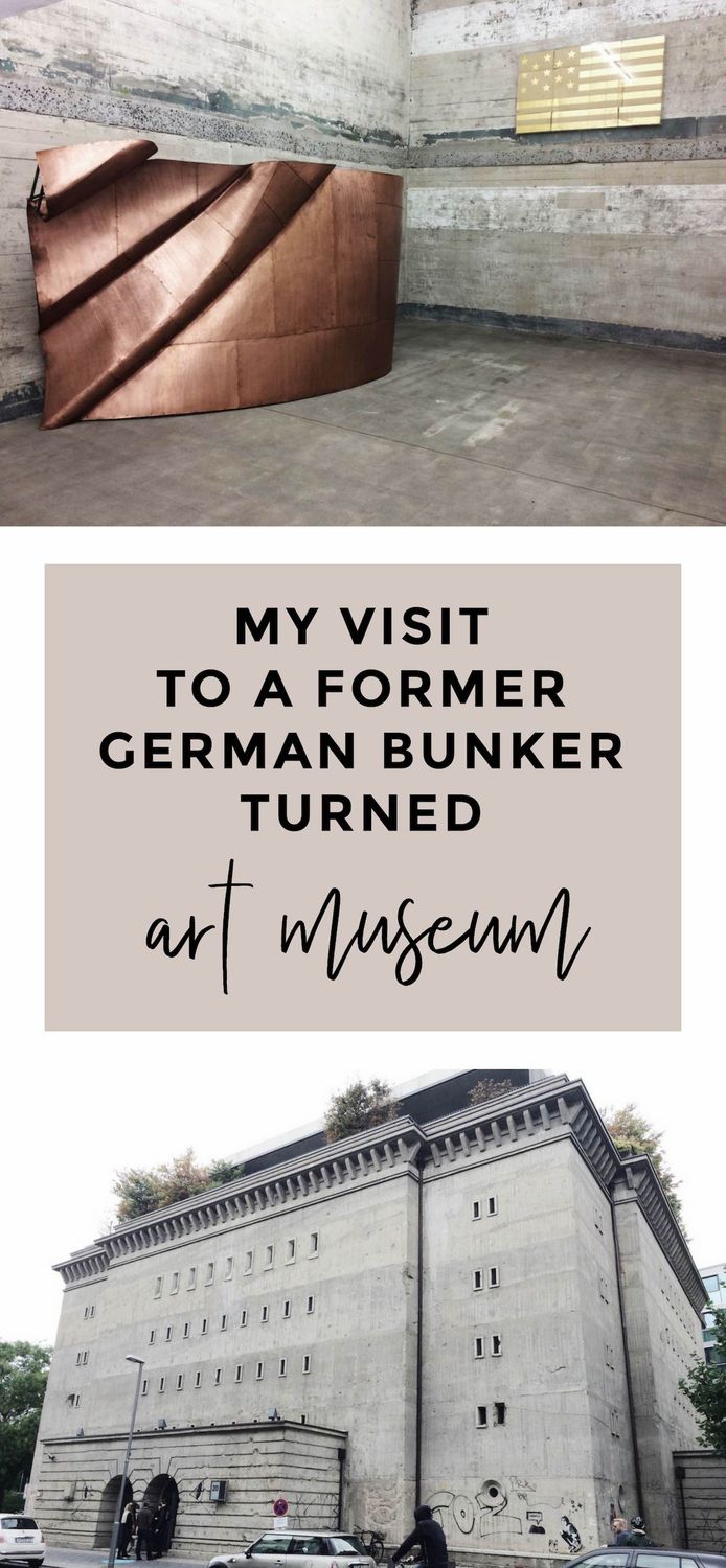 My visit to a former German Bunker turned Art Museum
