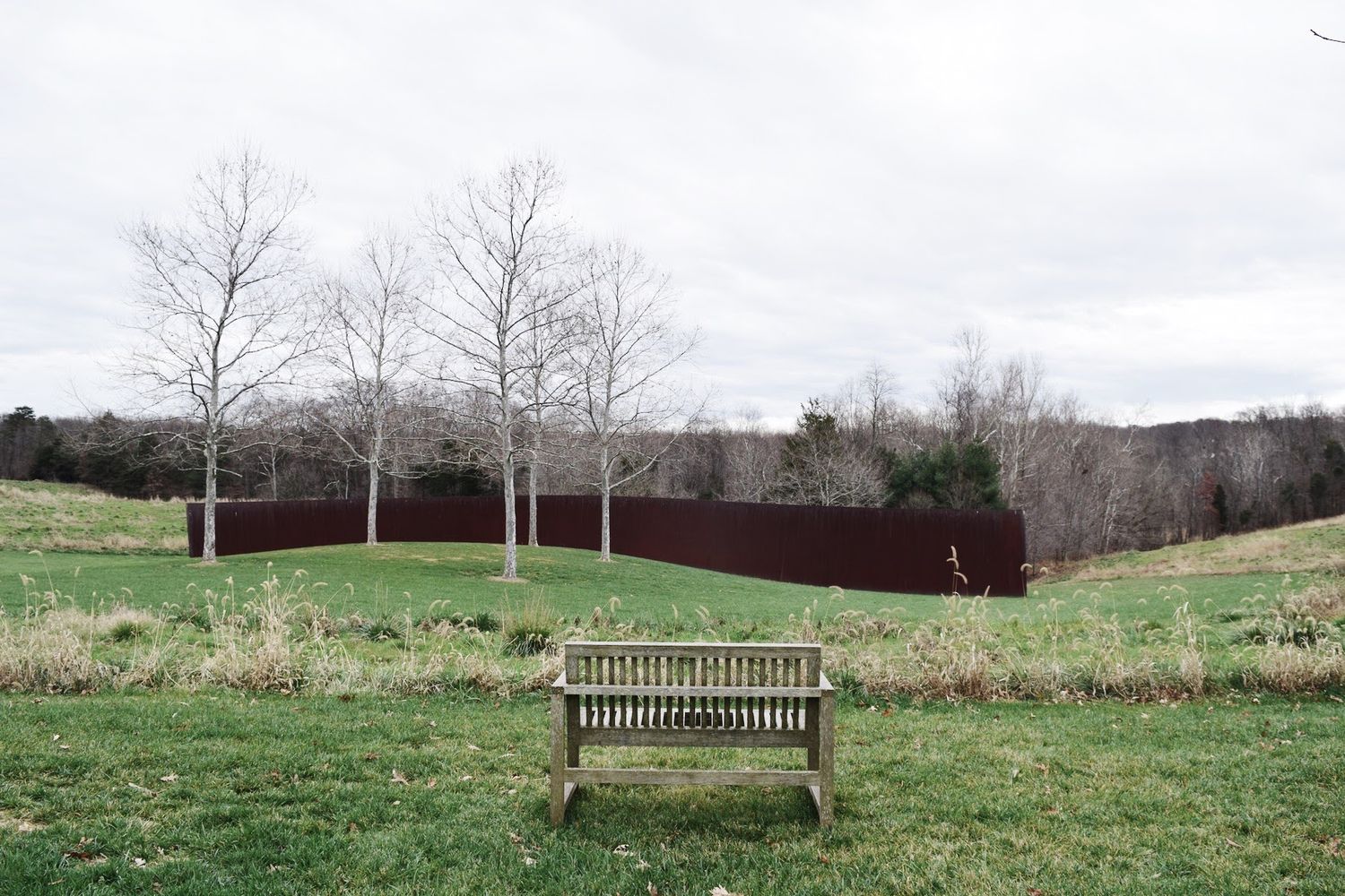 Richard Serra Contour 290, 2004 at Glenstone