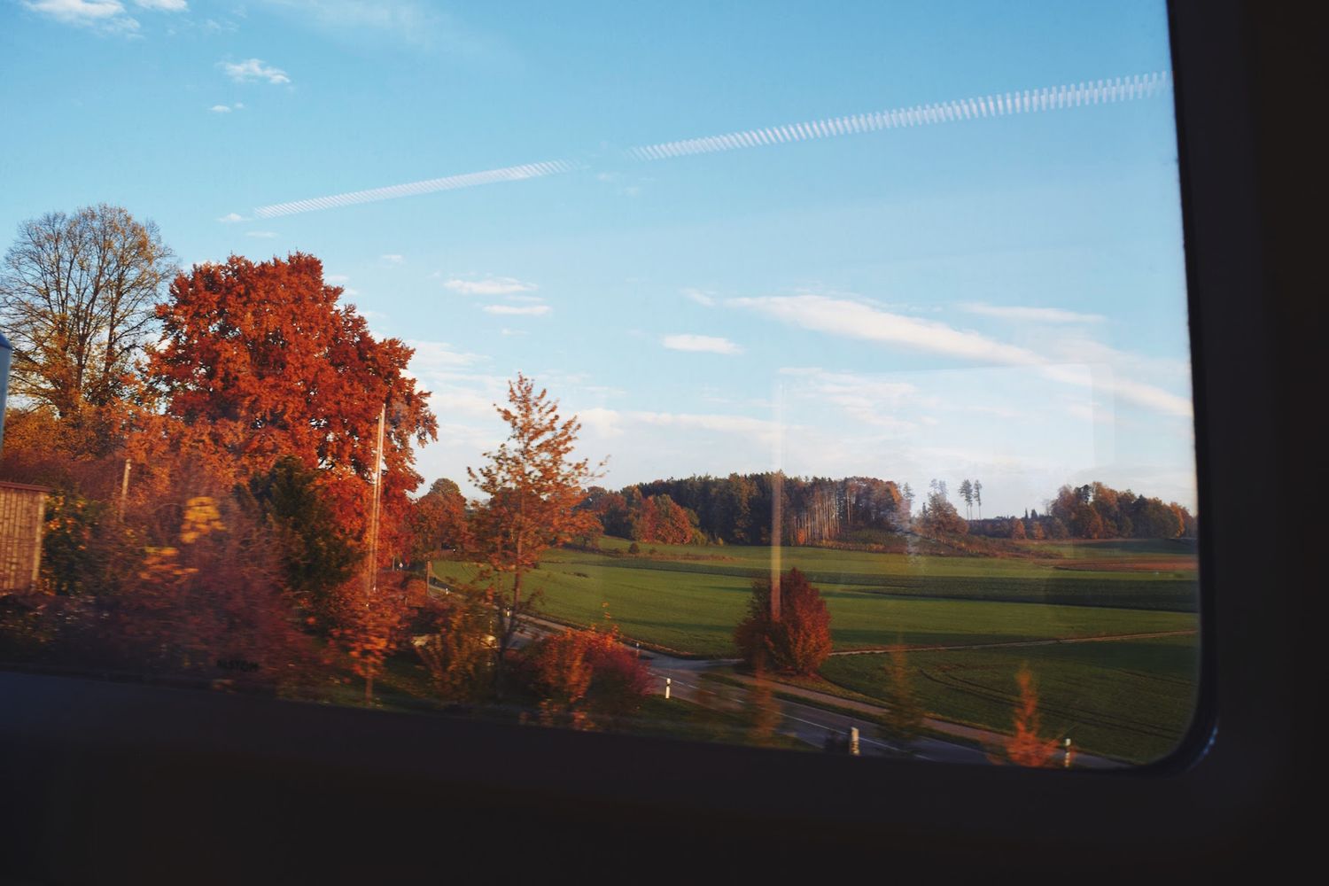 Train through Southern Germany to Ulm