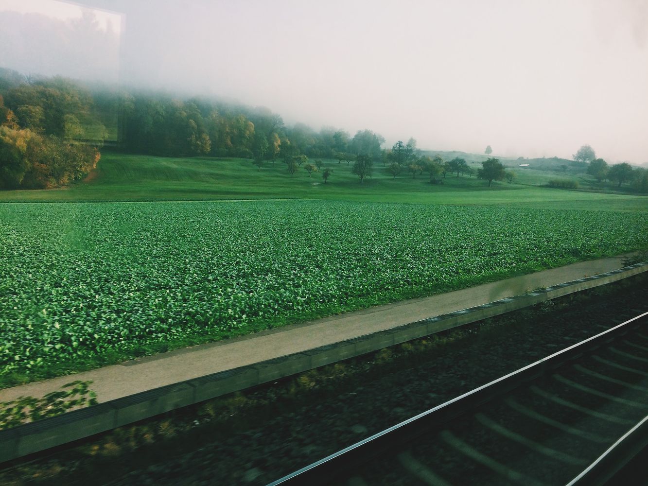 Train through Southern Germany to Ulm