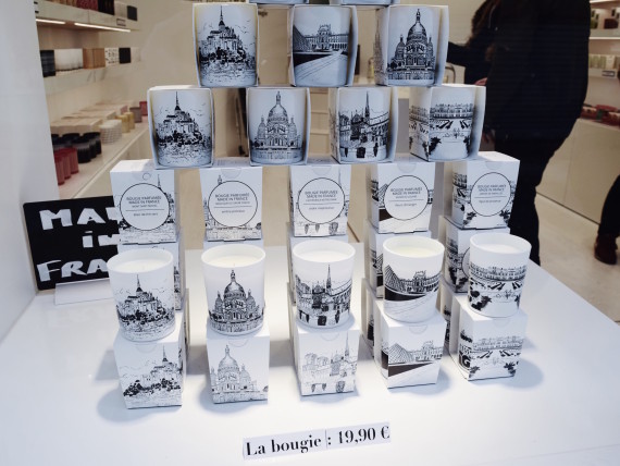 Paris Souvenirs Candles with Sacre-Coeur