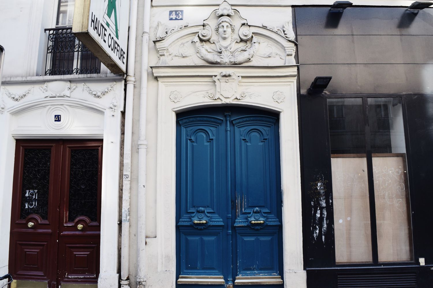 Blue Doors of Paris