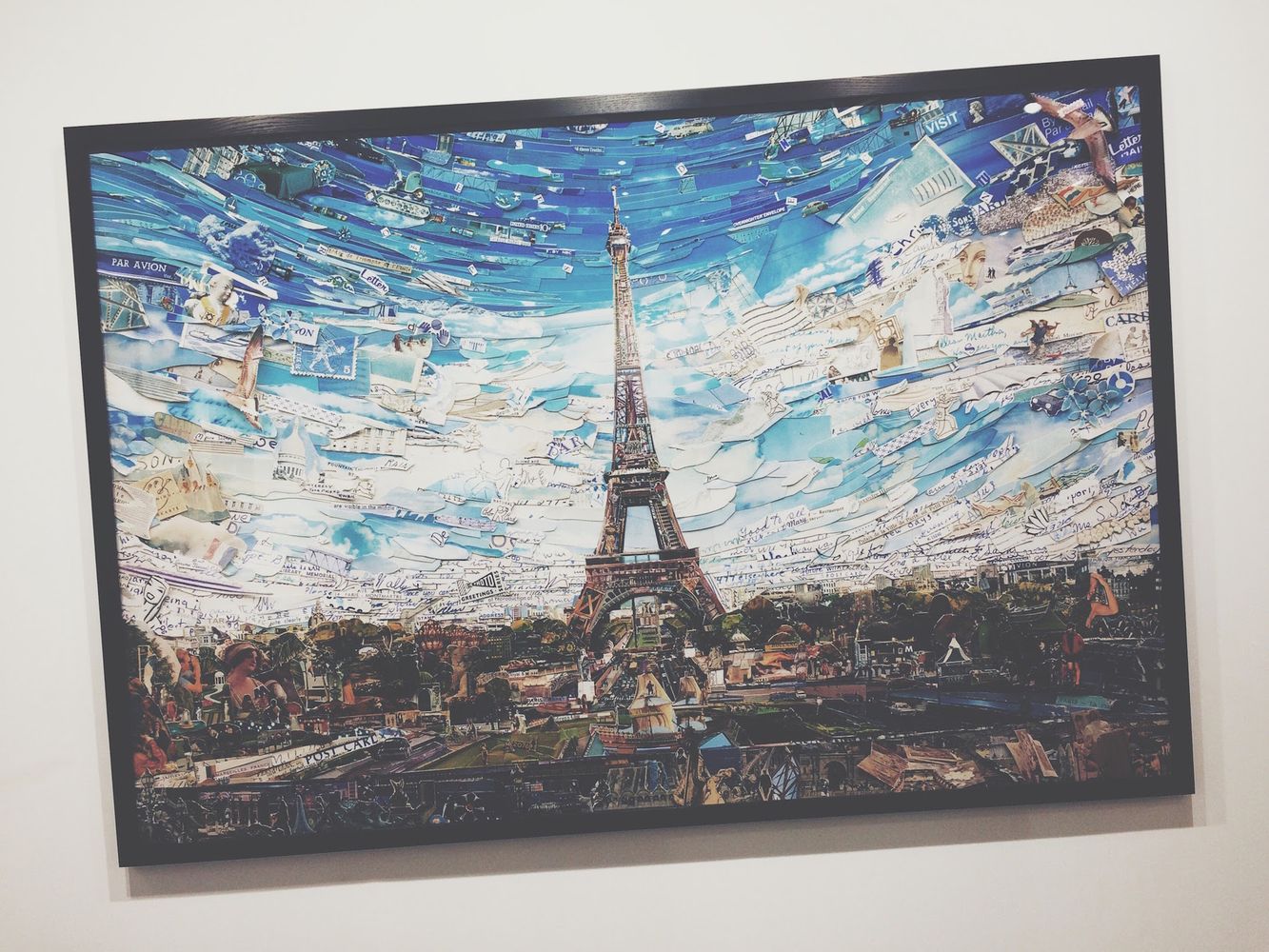 Vik Muniz Eiffel Tower Postcards from Nowhere