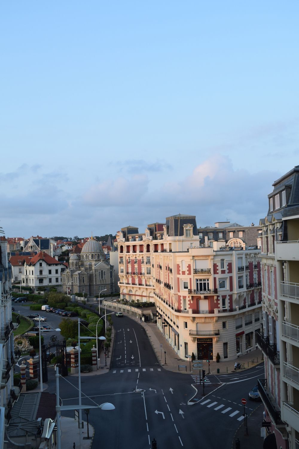 Sunset from my Balcony Biarritz