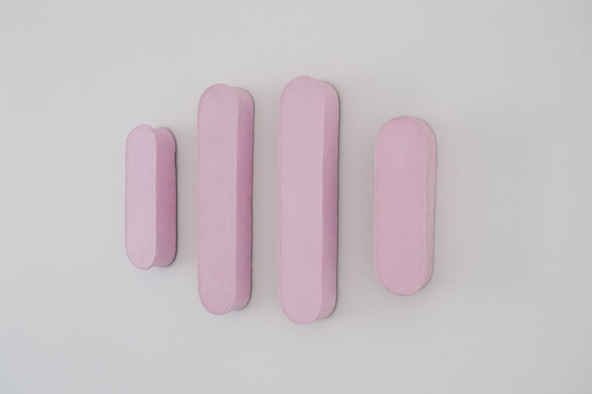 Collection Lambert, Richard Tuttle's Pink Oval Landscape