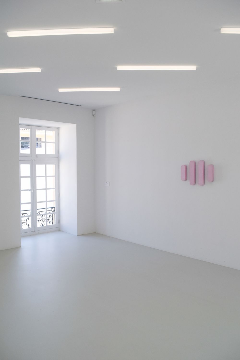 Collection Lambert, Richard Tuttle's Pink Oval Landscape