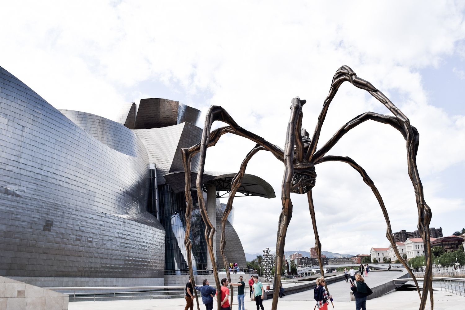 Louise Bourgeois' Cell works at Guggenheim, Bilbao