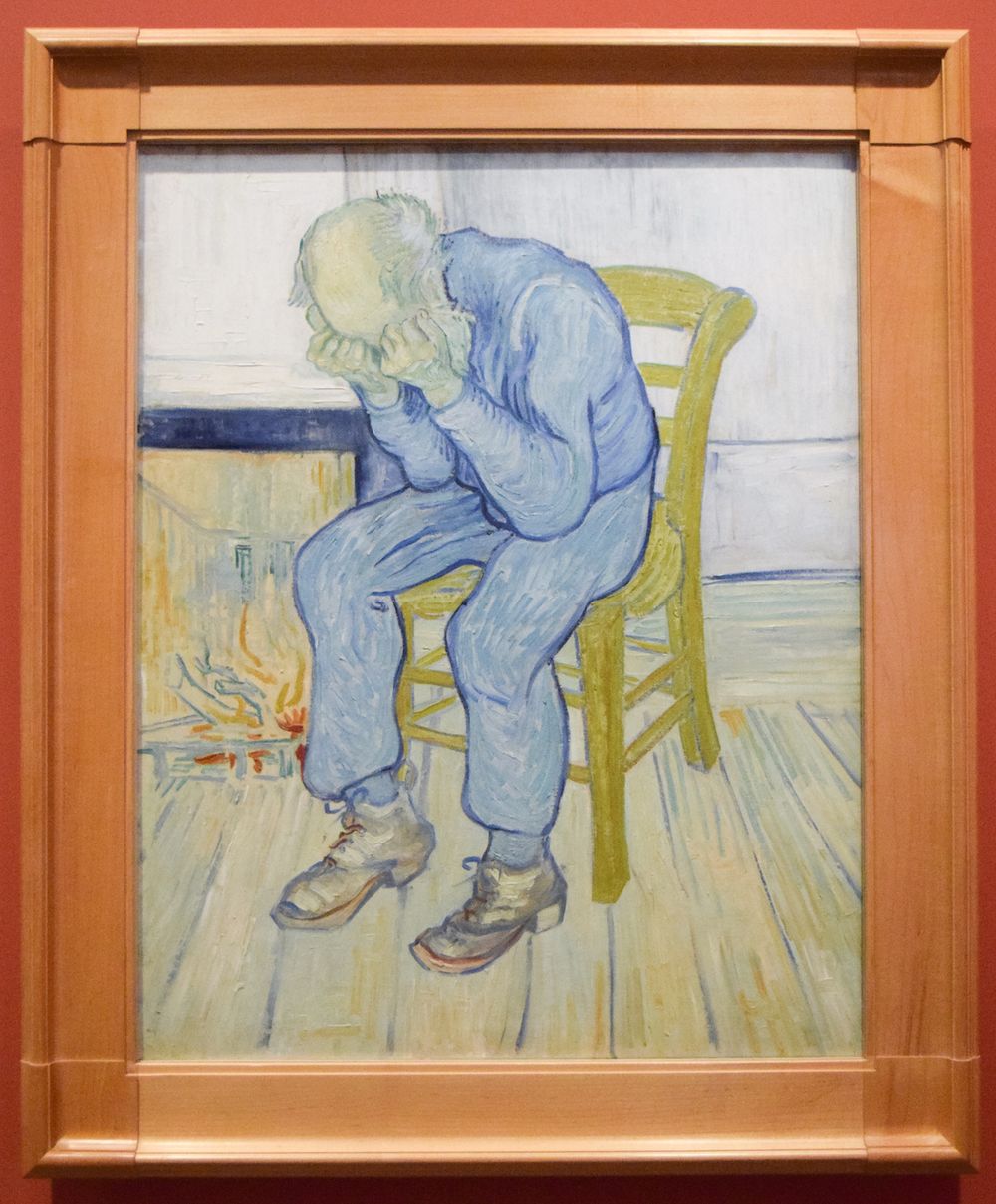 Fondation Vincent Van Gogh Arles - Vieillard pleurant (At Eternity's Gate) / Sorrowful Old Man
