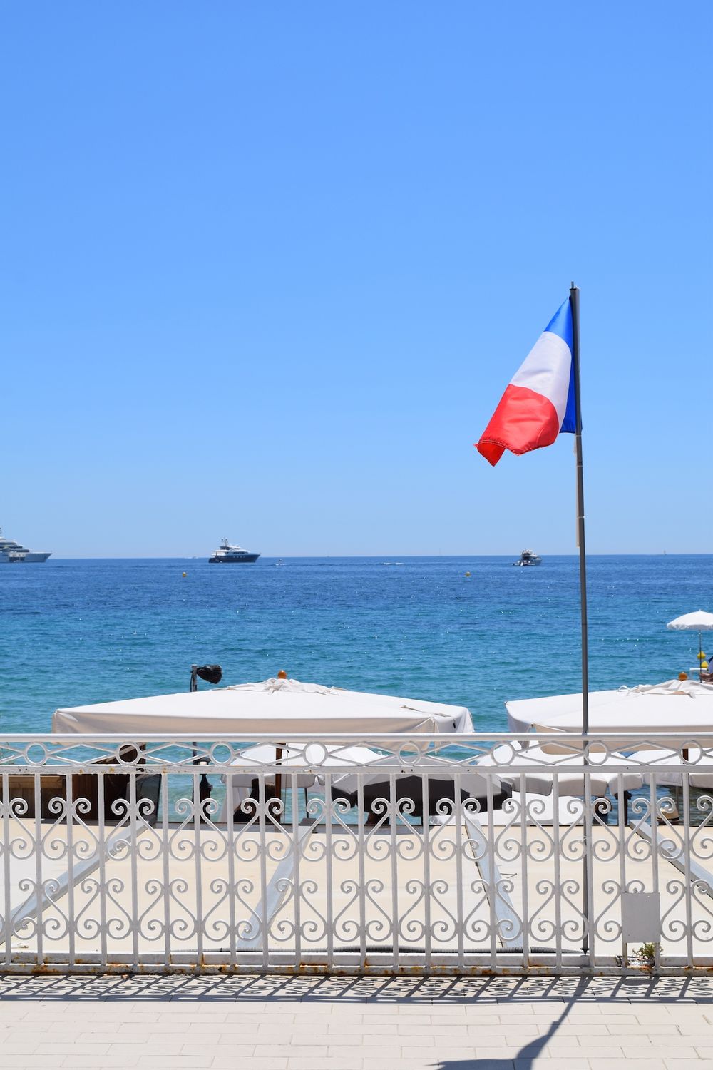 Juan-Les-Pins, France Flag