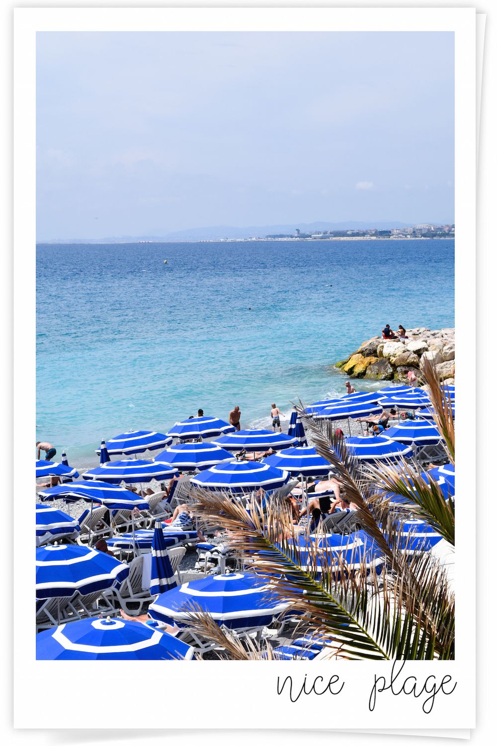 Nice Plage in the South of France