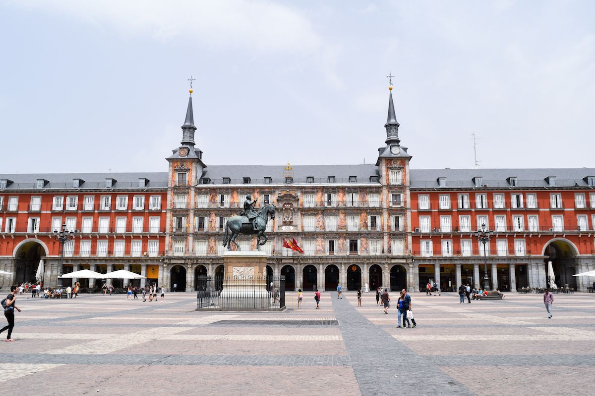 Plaza Mayor Madrid is one of the best places to visit in Spain!