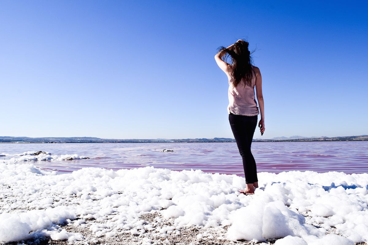 Travel to the Pink Salt Flat of Torrevieja