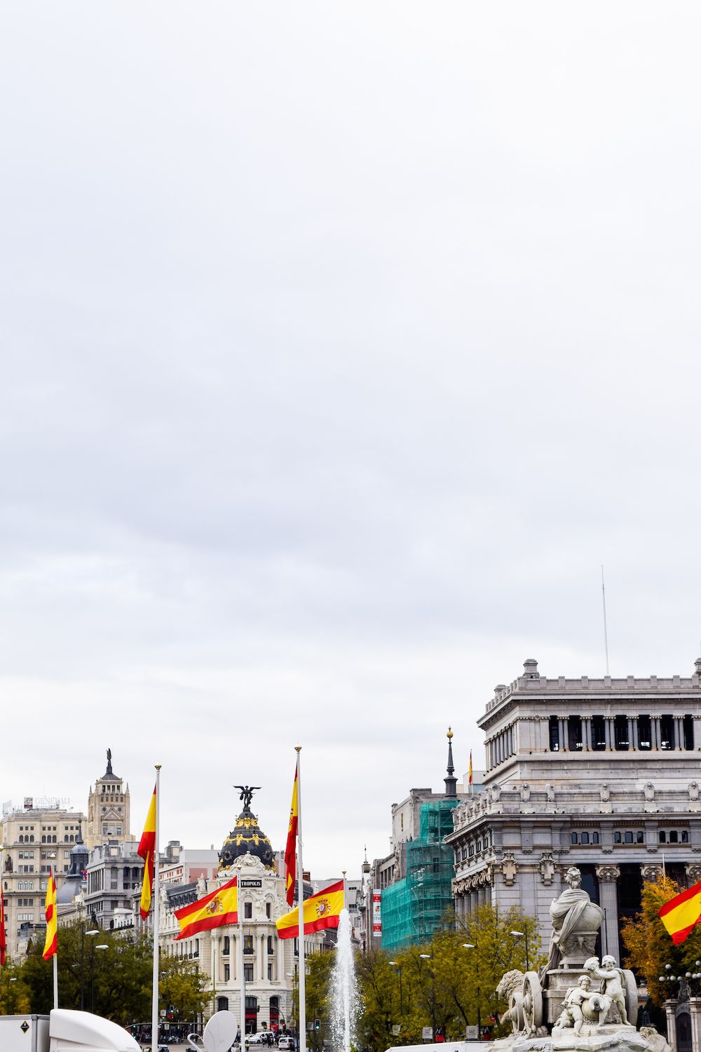 View of the Metropolis Building, Madrid