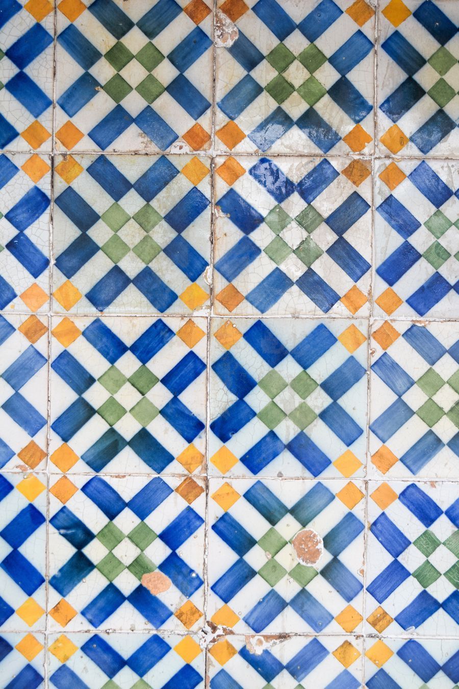 Pasteis de Belém Tile Wall, Lisbon, Portugal