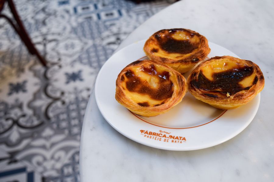 Pastel de Nata at Fabrica de Nata, Lisbon, Portugal