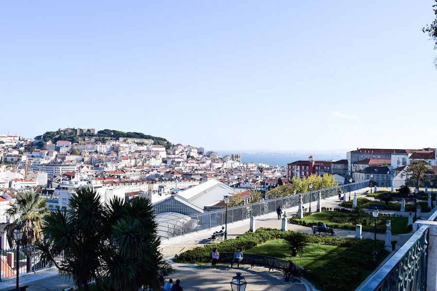 Miradouro de São Pedro de Alcântara Lisbon Portugal Views