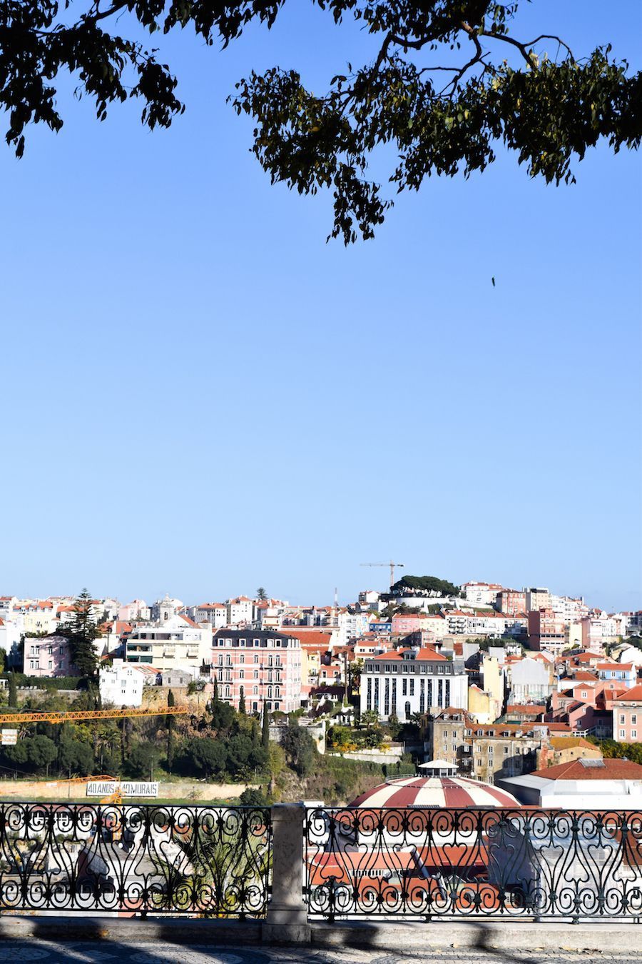 Miradouro de São Pedro de Alcântara, Lisbon Portugal Great View