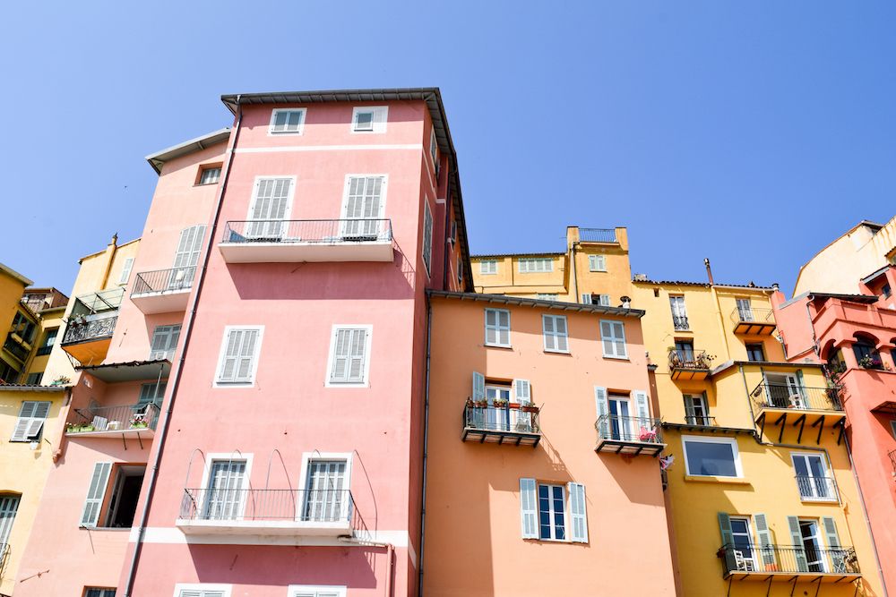 Plage des Sablettes Menton, France