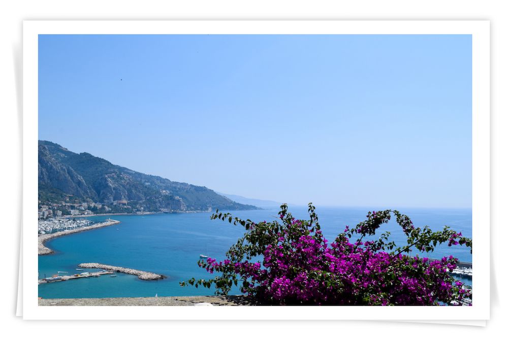 View of Menton, France