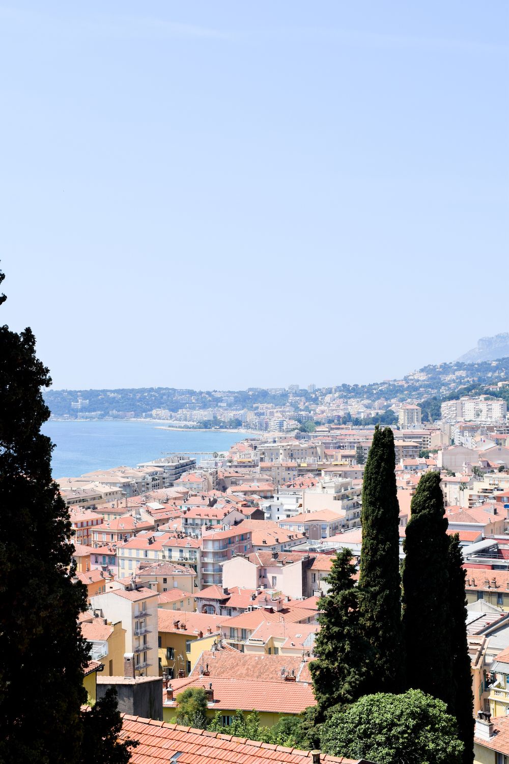 View of Menton, France