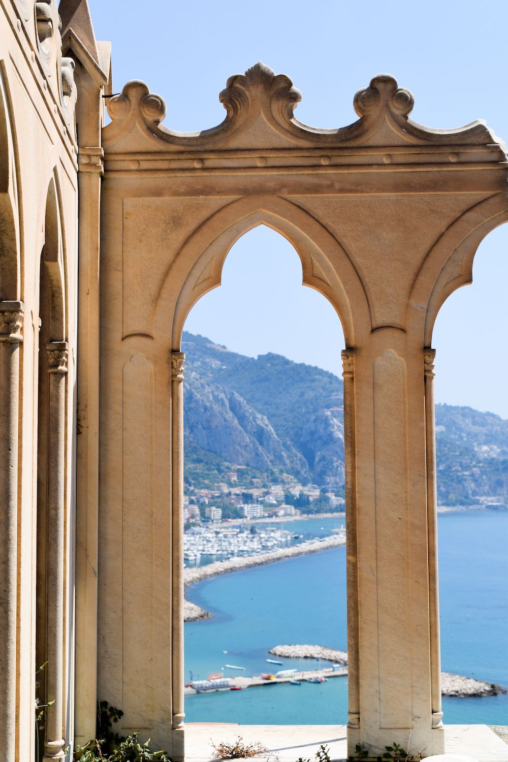 View of Menton, France