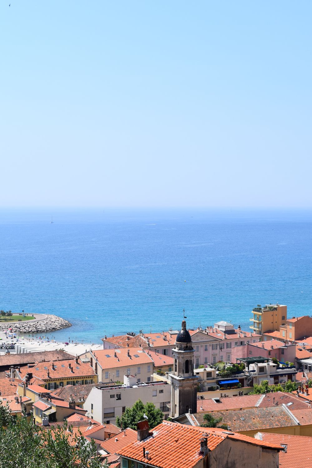 Best View of Menton, France