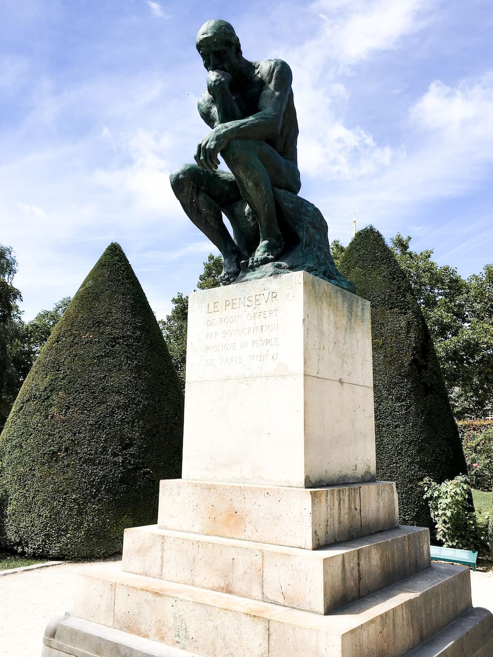 Rodin Museum Thinker sculpture