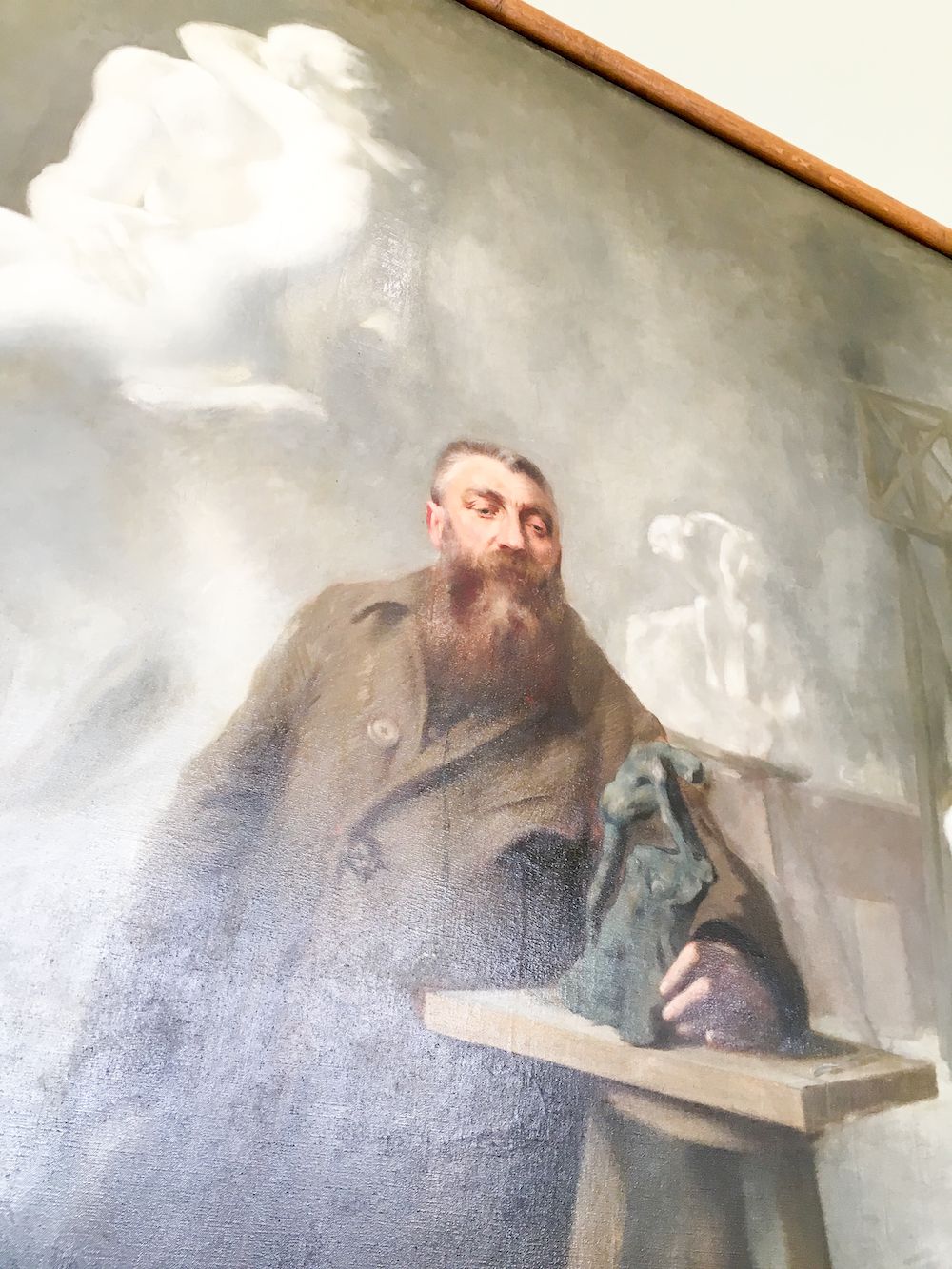 Portrait of Auguste Rodin at Musée Rodin by René Avigdor