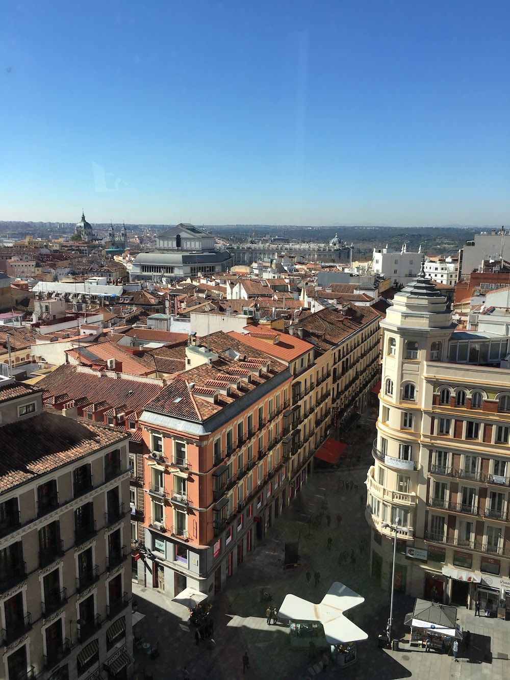 Best View in Madrid Spain
