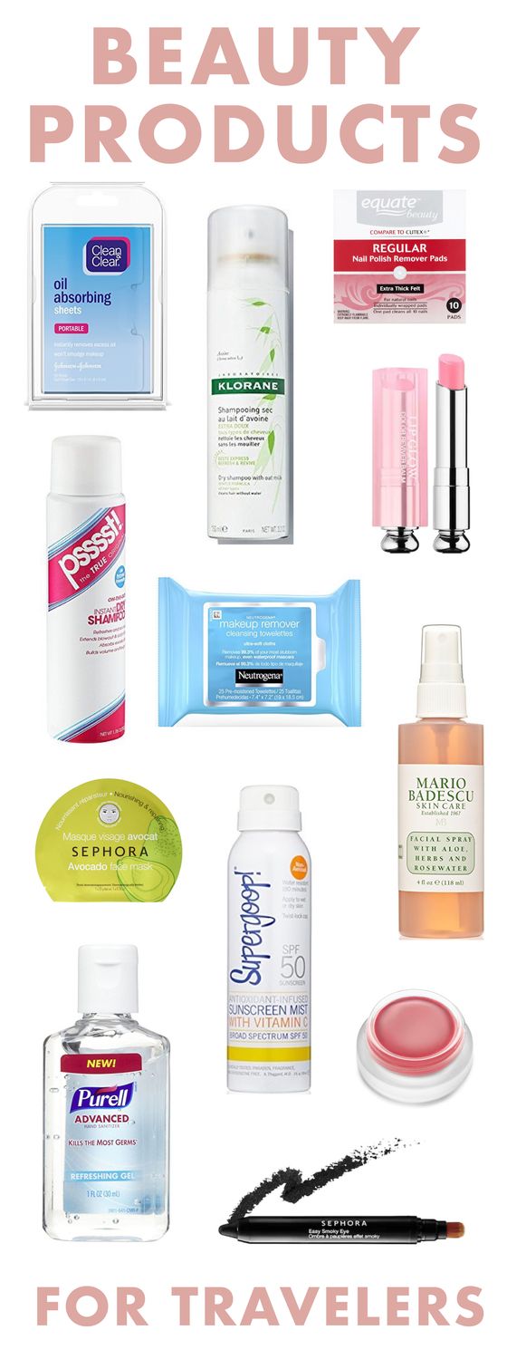 Beauty Products for Travelers