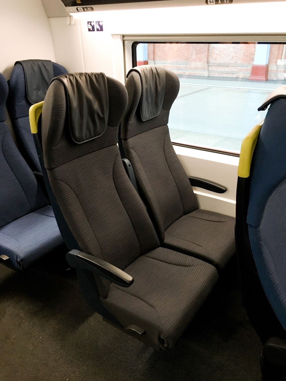 Eurostar 2nd Class Seats