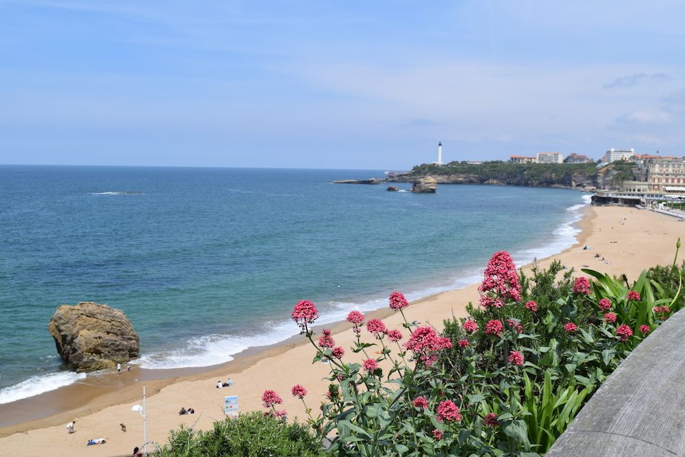 View from Place Bellevue in Biarritz
