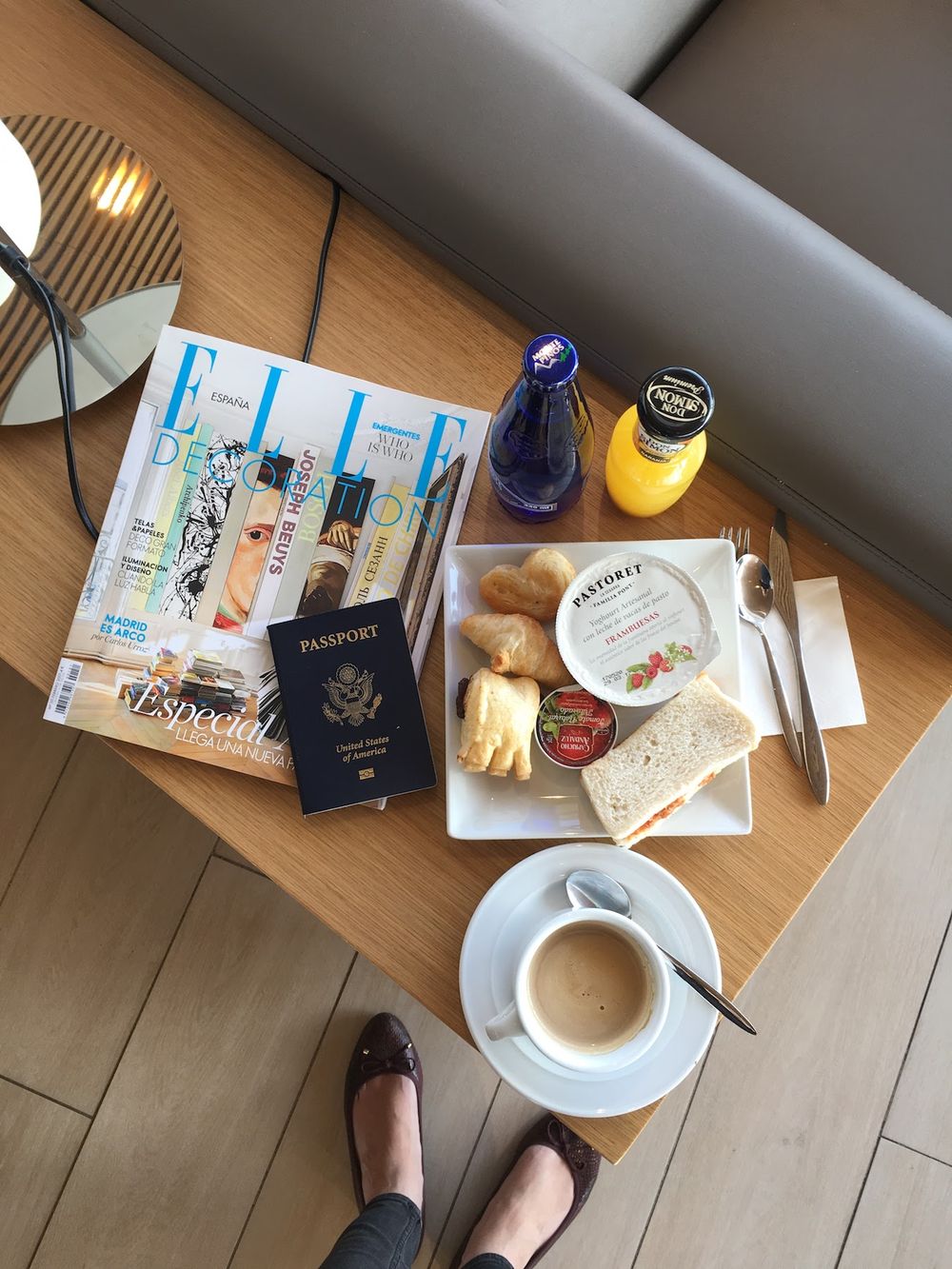 Cibeles Lounge at the Barajas Airport, Terminal 1 in Madrid