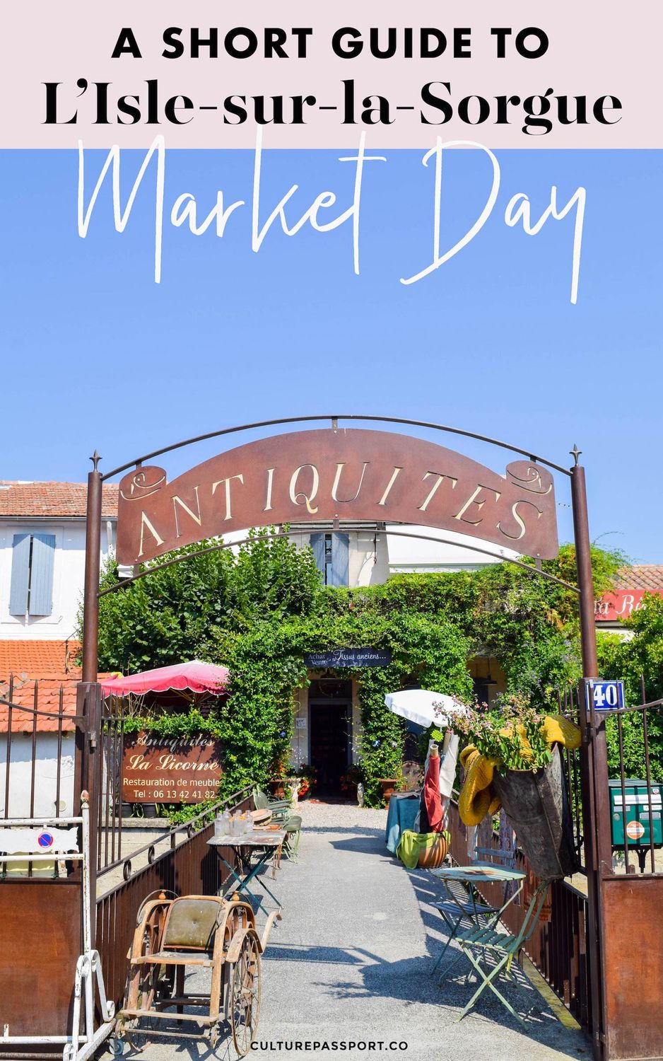 L'Isle Sur La Sorgue Market Day Tips