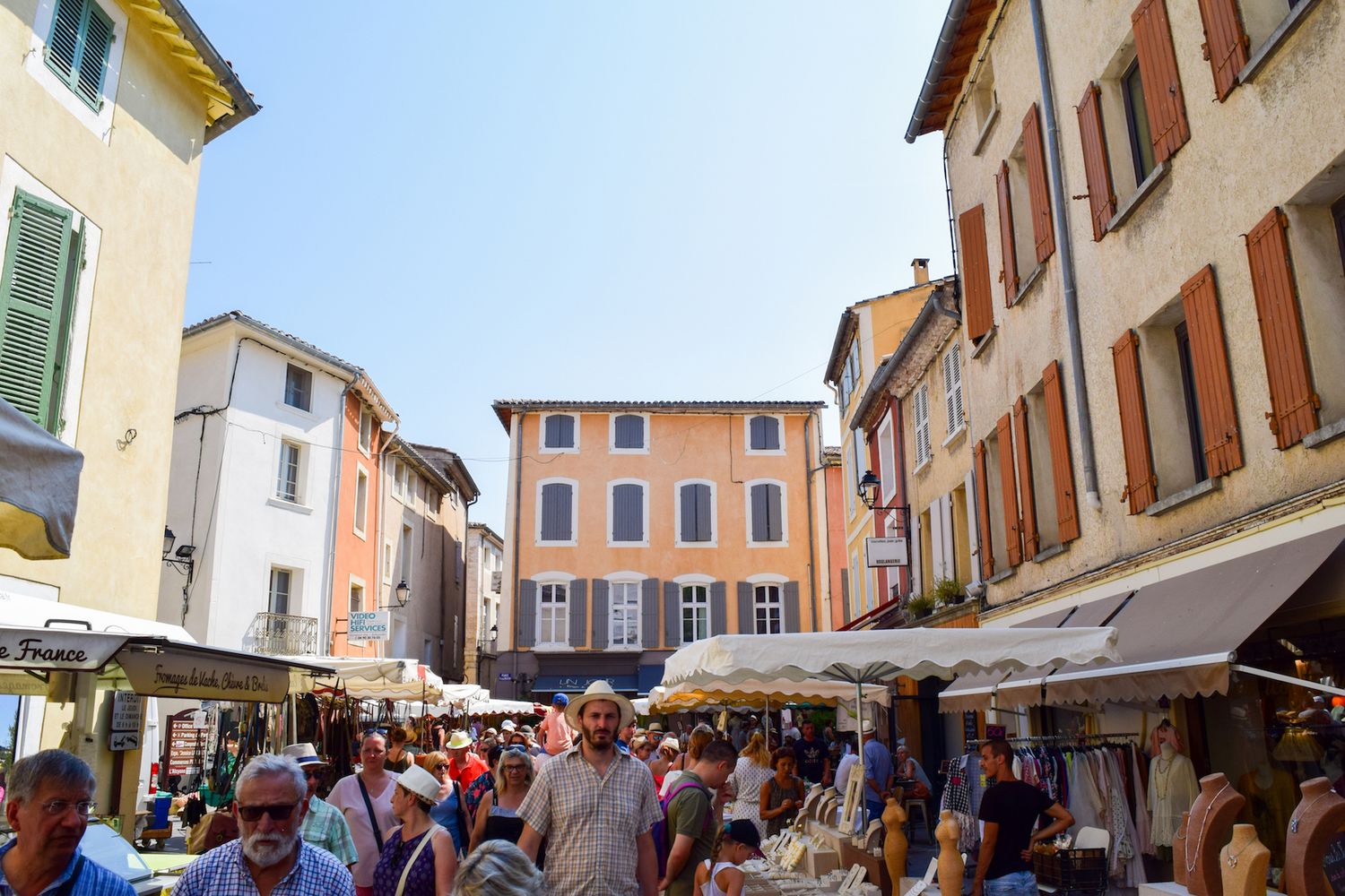 Market Street in L'Isle Sur La Sorgue