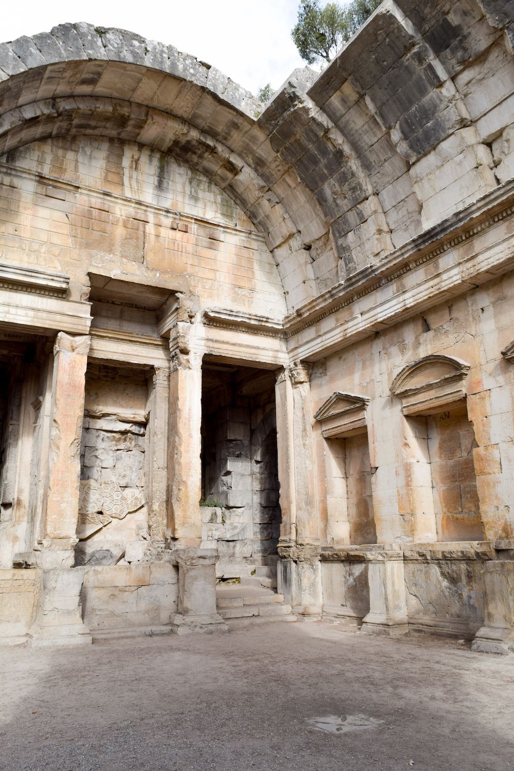 Roman ruins: Temple Of Diana, Nîmes, France