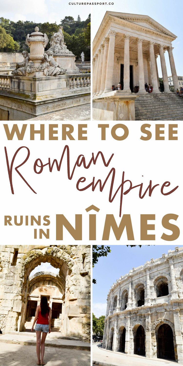 Where To See Roman Empire Ruins in Nimes France #travelfrance
