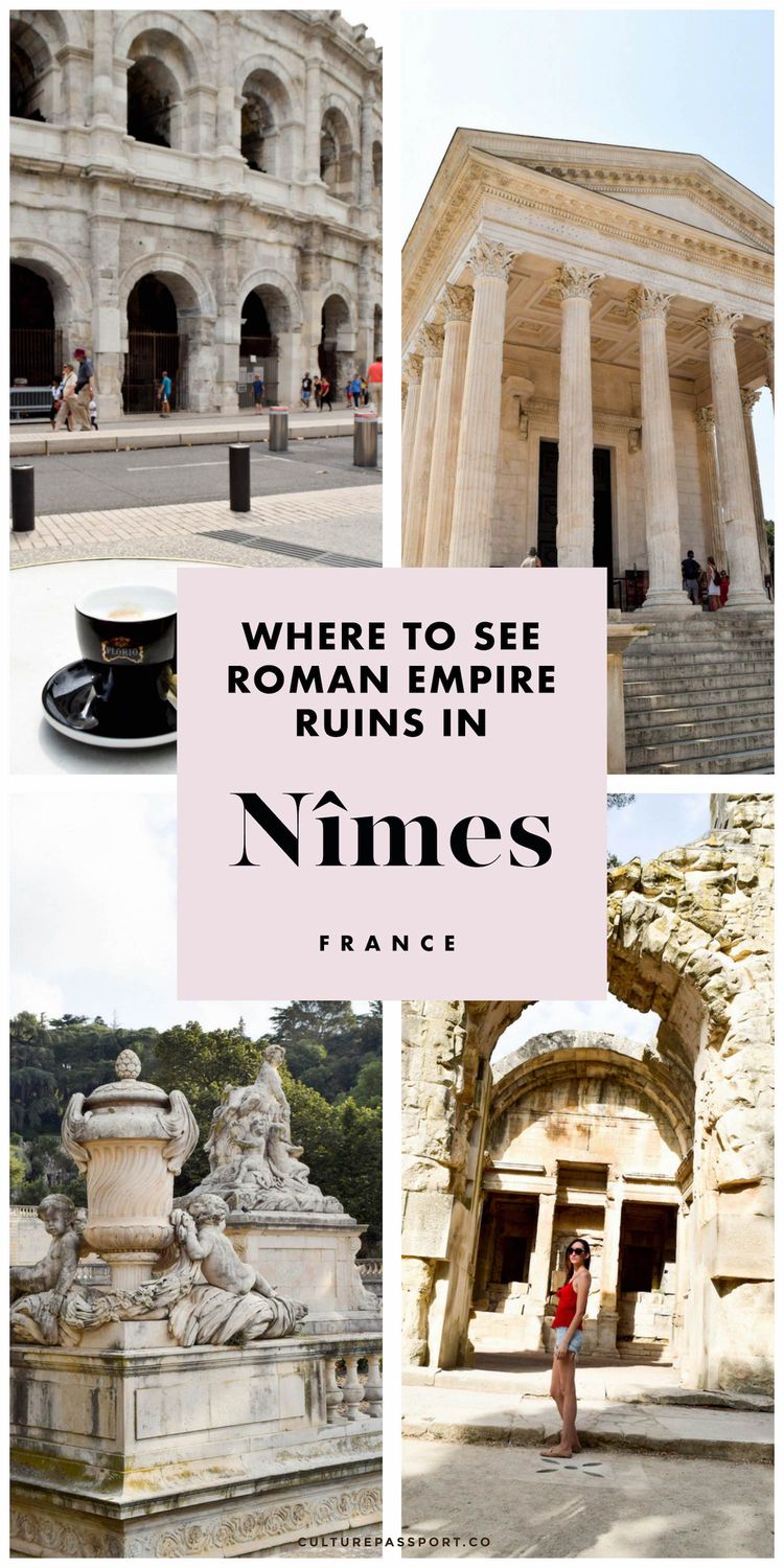Where To See Roman Empire Ruins in Nîmes, France #travelfrance