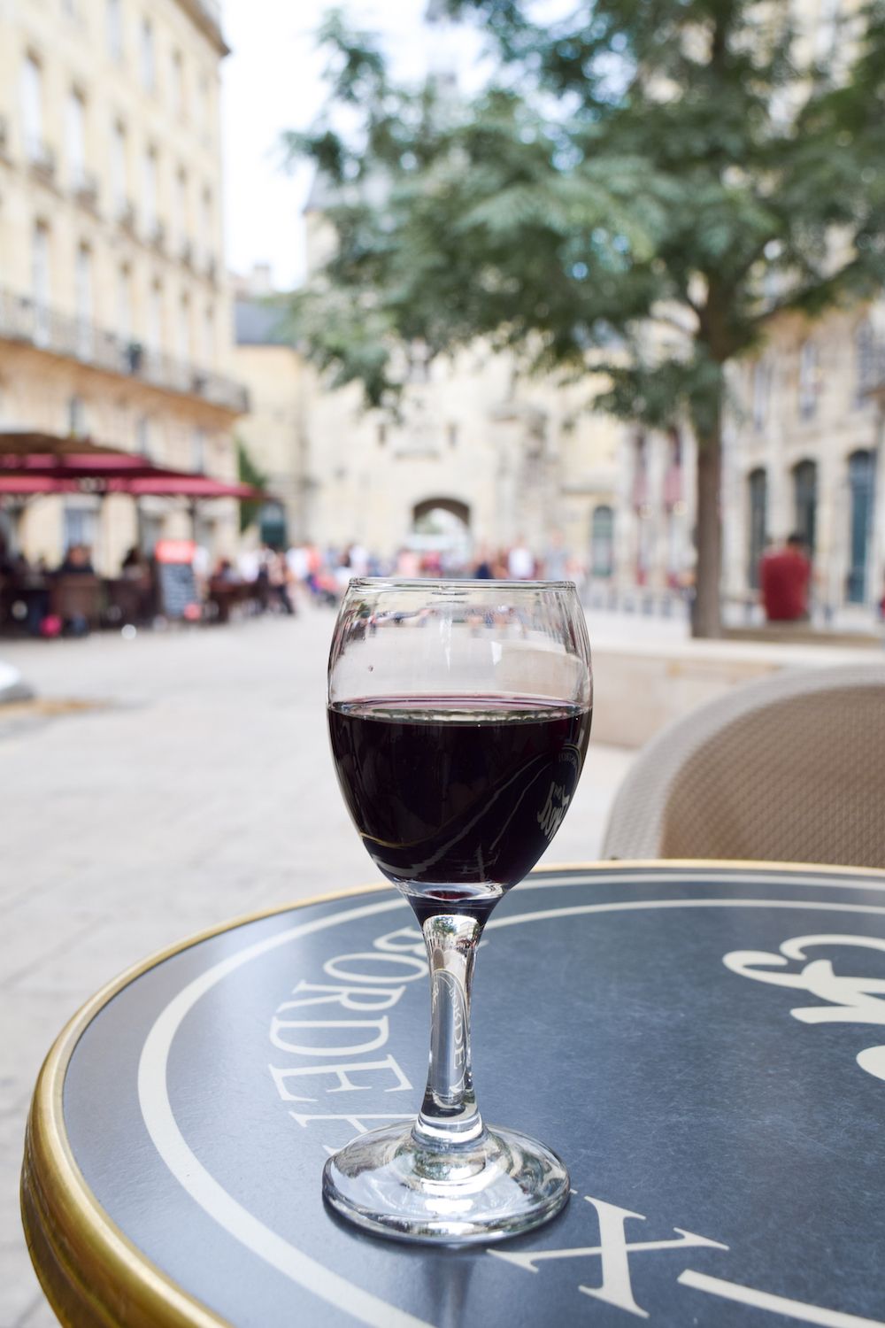 Wine at Chez Fred Bordeaux