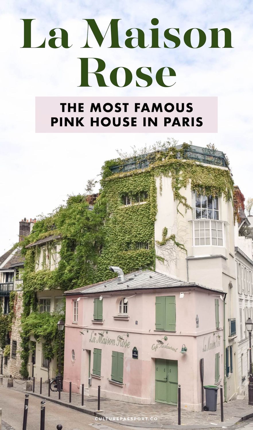 La Maison Rose -  The Famous Pink House In Paris