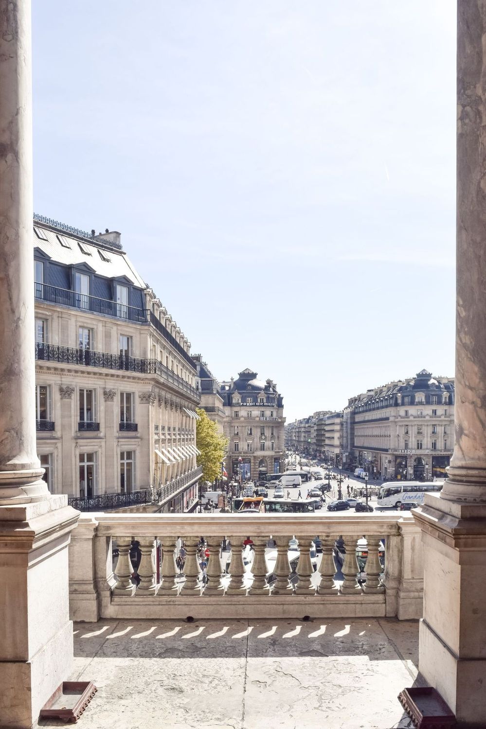 View of Place de l'Opéra, Palais Garnier Paris