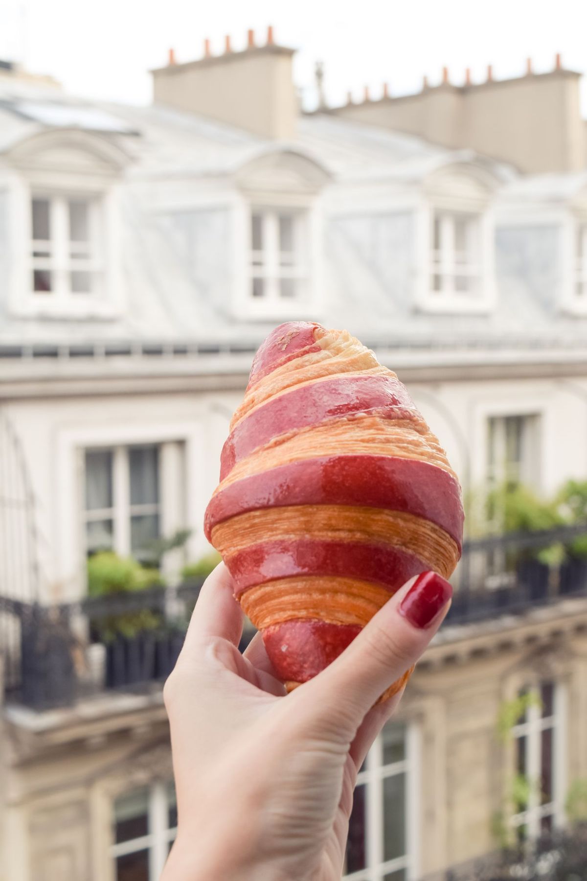 Croissant A La Framboise - Best French Pastries to Try in Paris