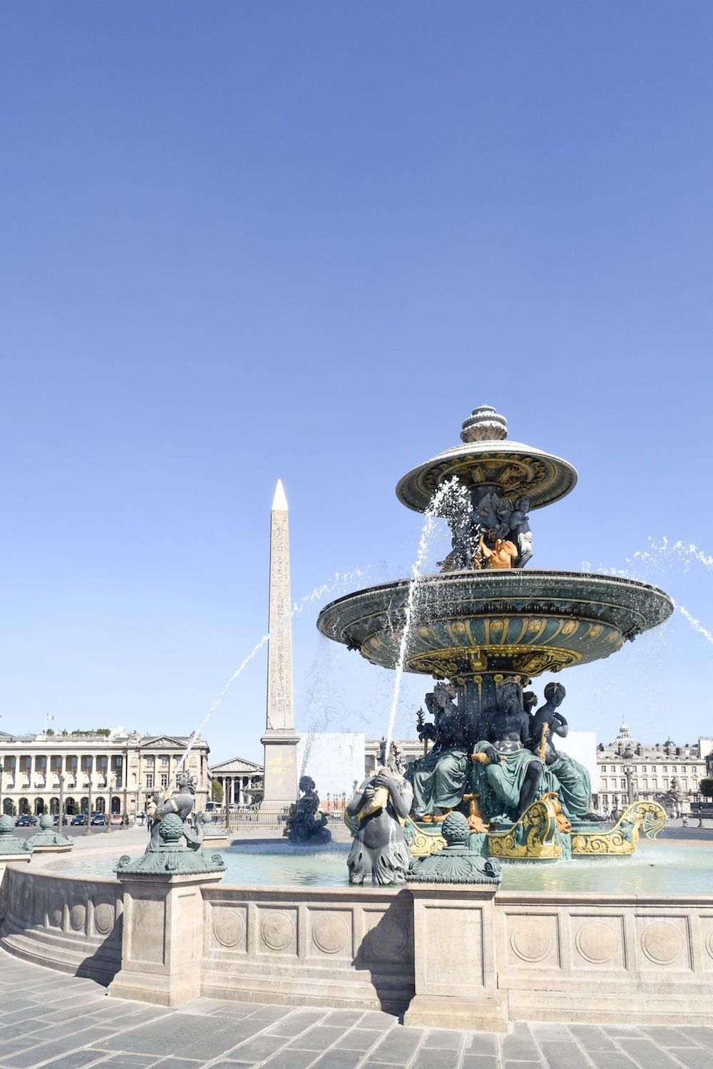 Place De La Concorde Fountains, Paris