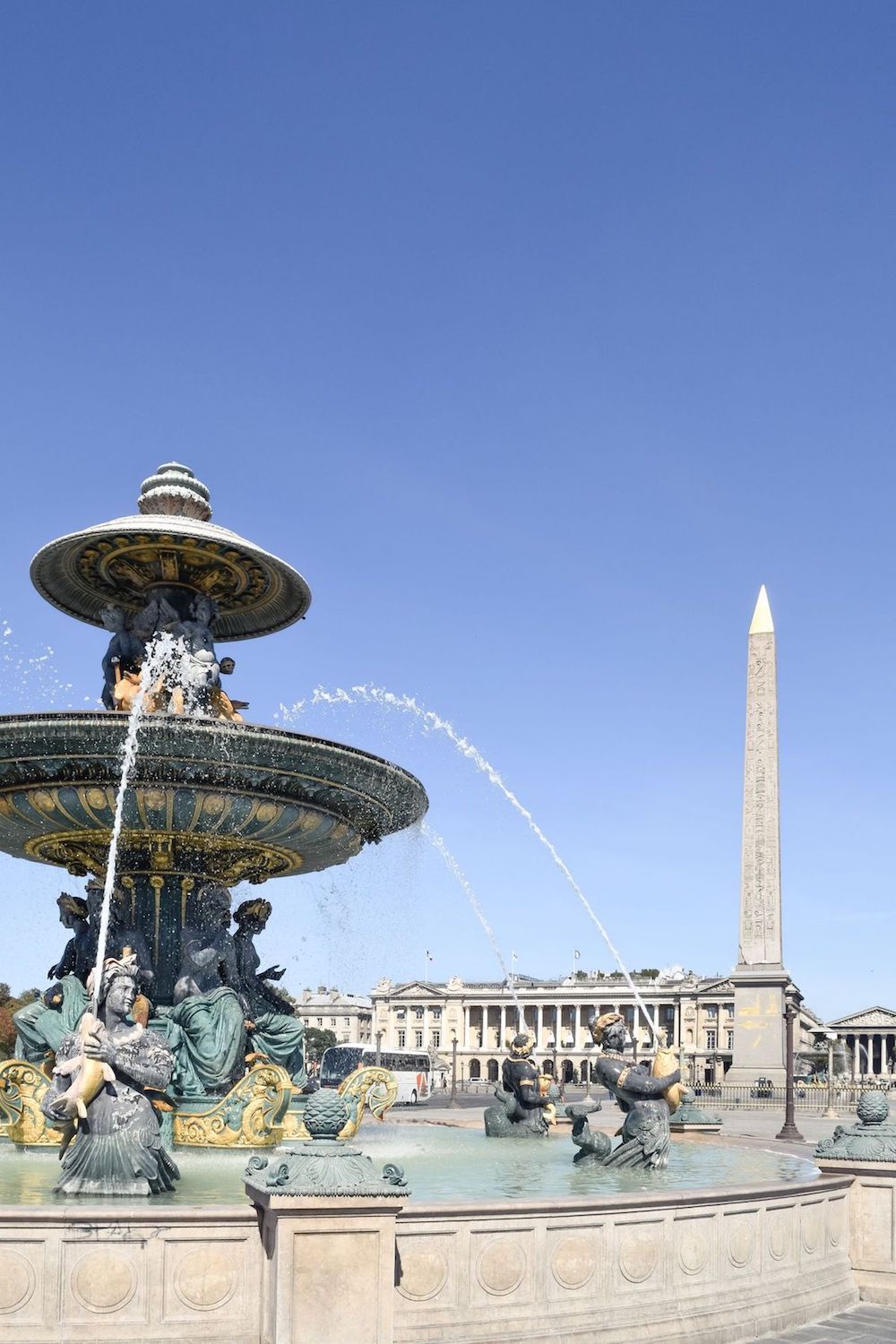 Place De La Concorde Fountains, Paris