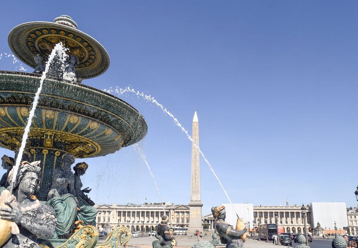 Place De La Concorde Fountains, Paris