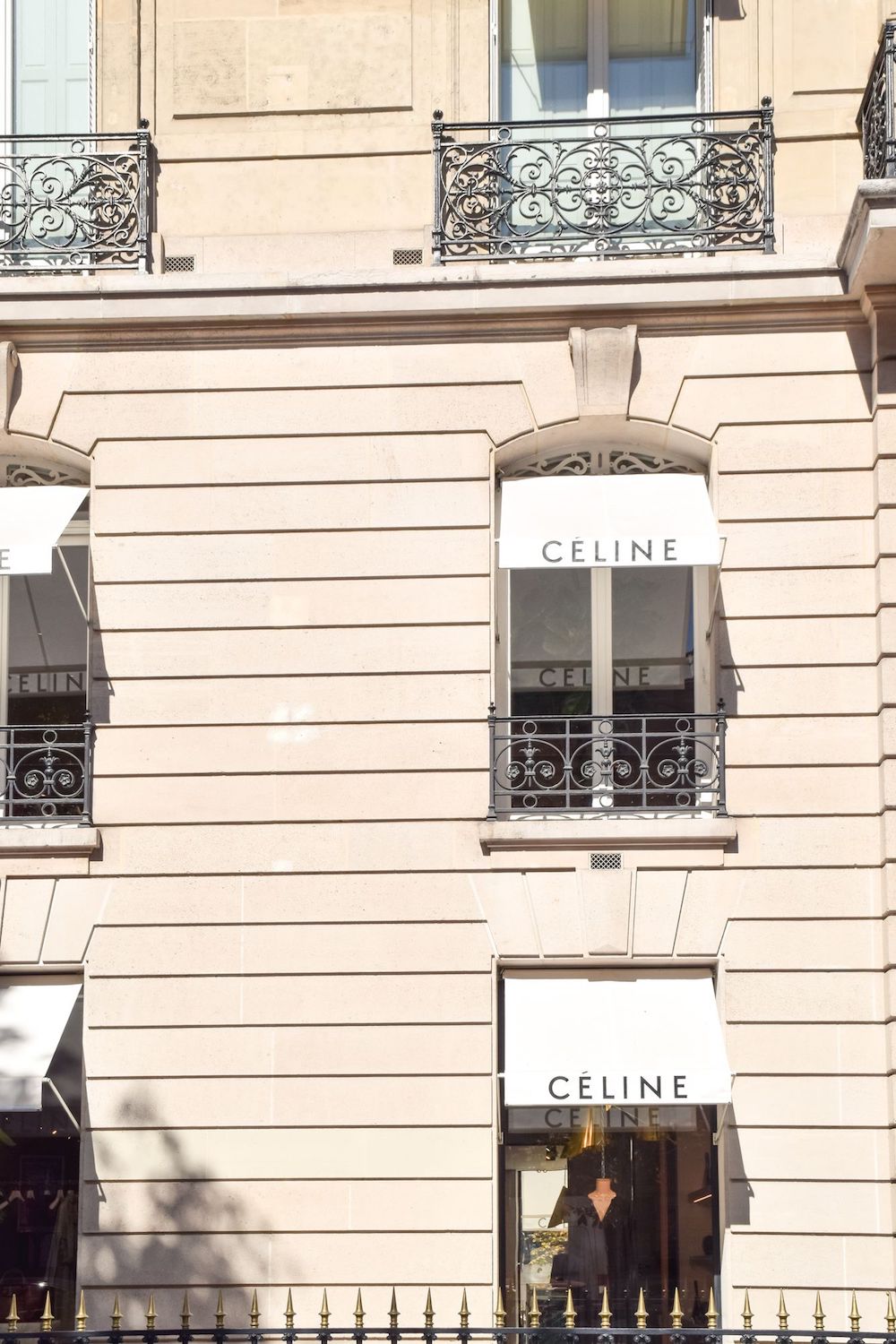 Celine Store On Avenue Montaigne, Paris