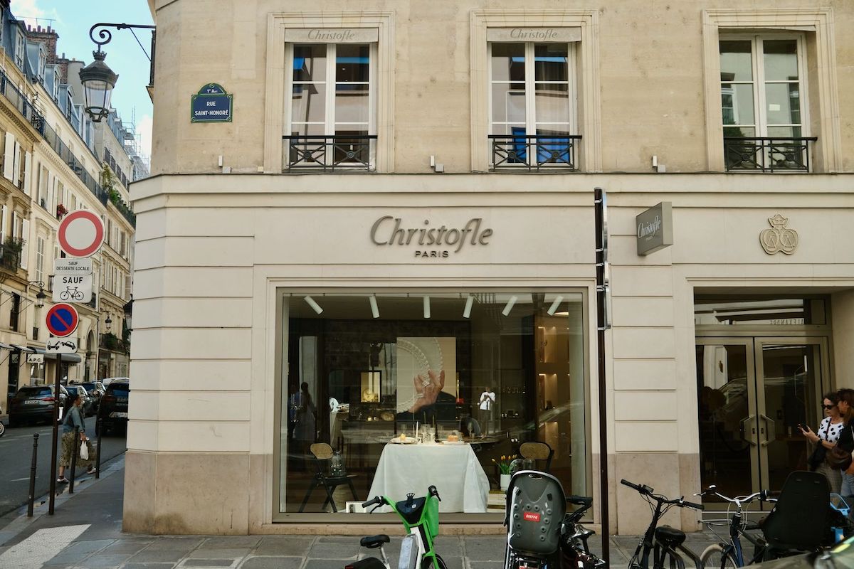 Christofle Rue Saint-Honore Paris France luxury shopping
