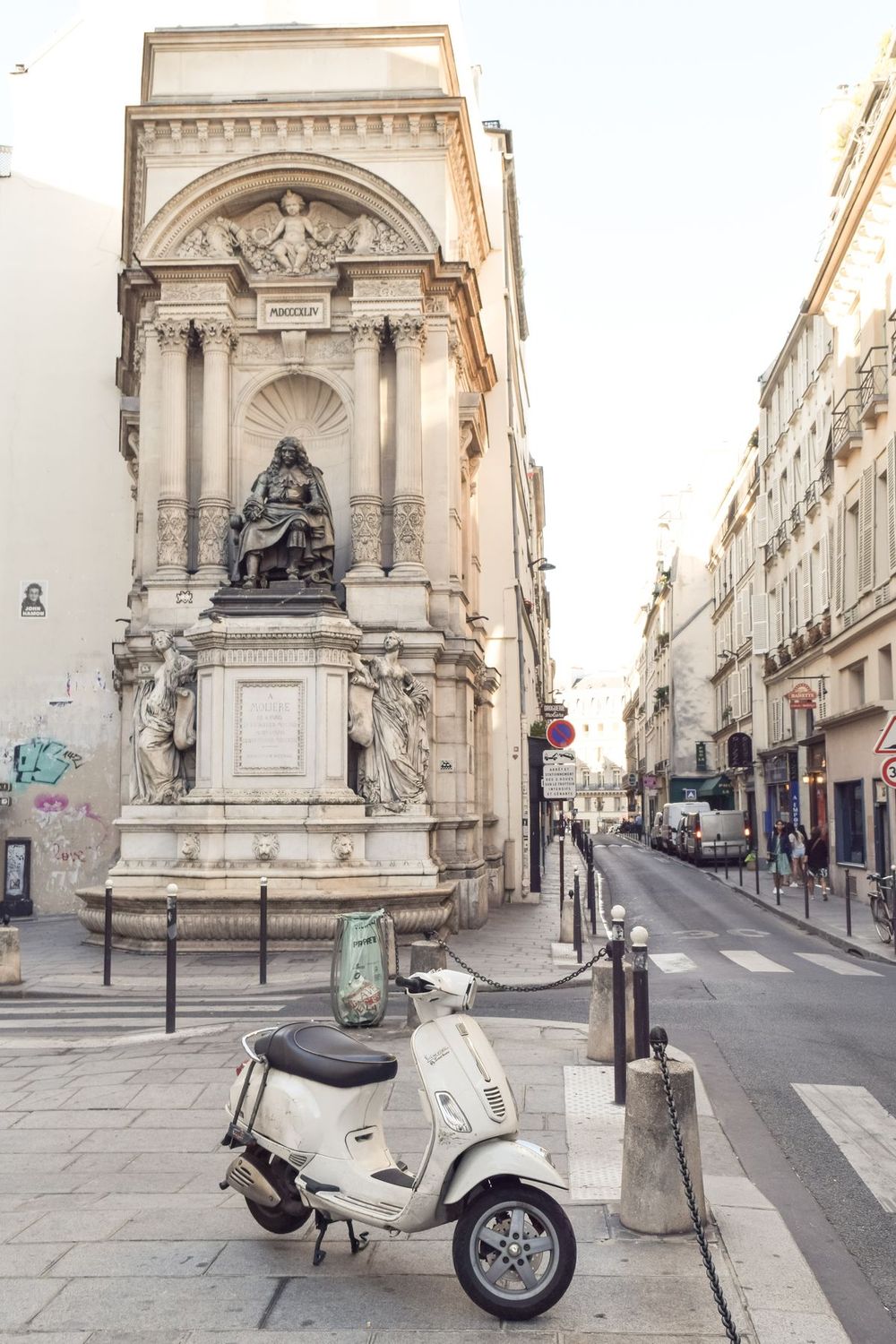 Fontaine Molière: a Monument to the Famous French Playwright